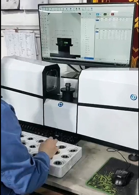 不规则圆轴类产品测量放置方式