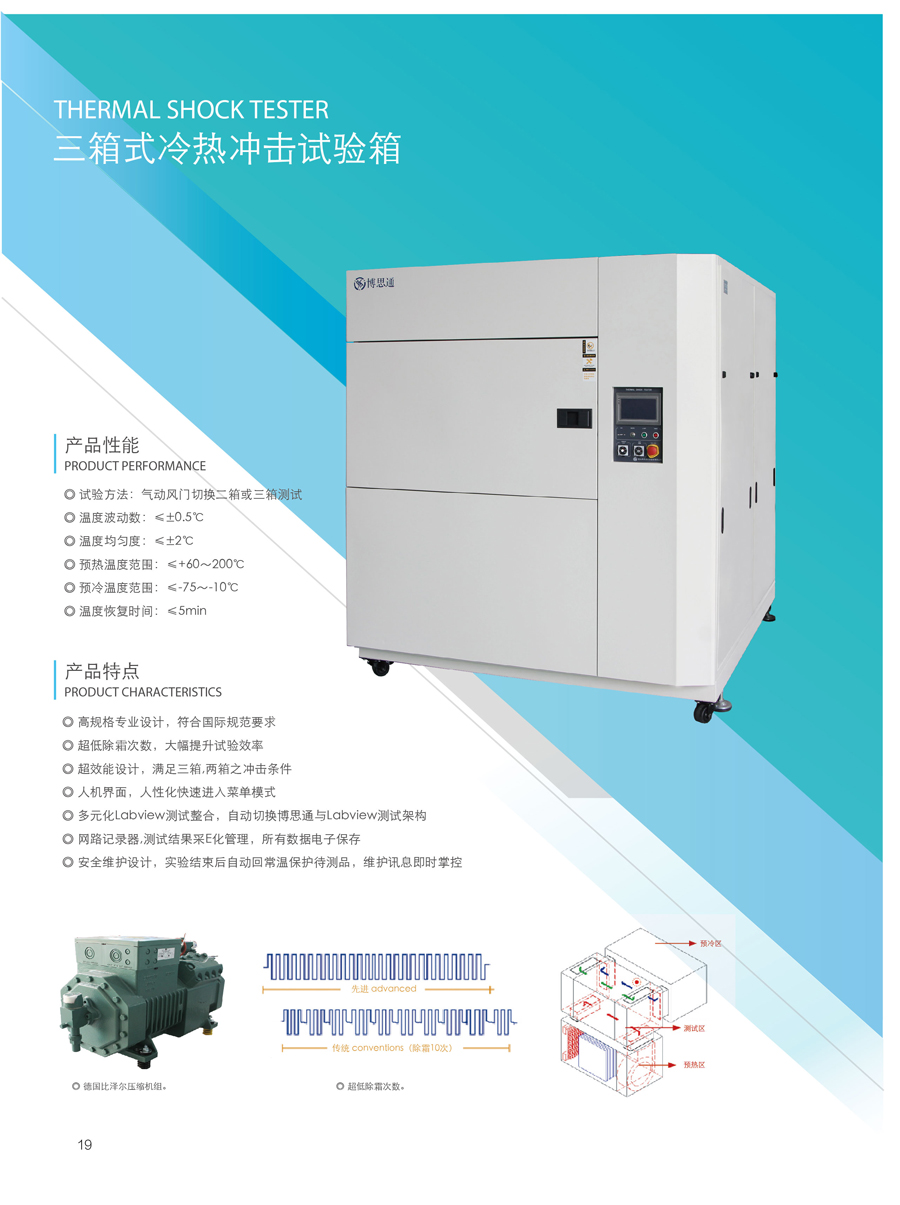 三箱式冷热冲击试验箱介绍